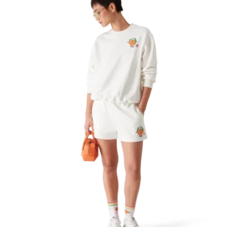 Sweat-shirt Orange Mascot