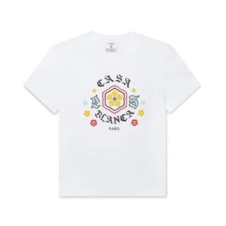 T-shirt ajusté à manches courtes Emblem