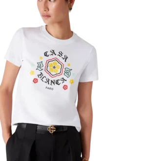 T-shirt ajusté à manches courtes Emblem