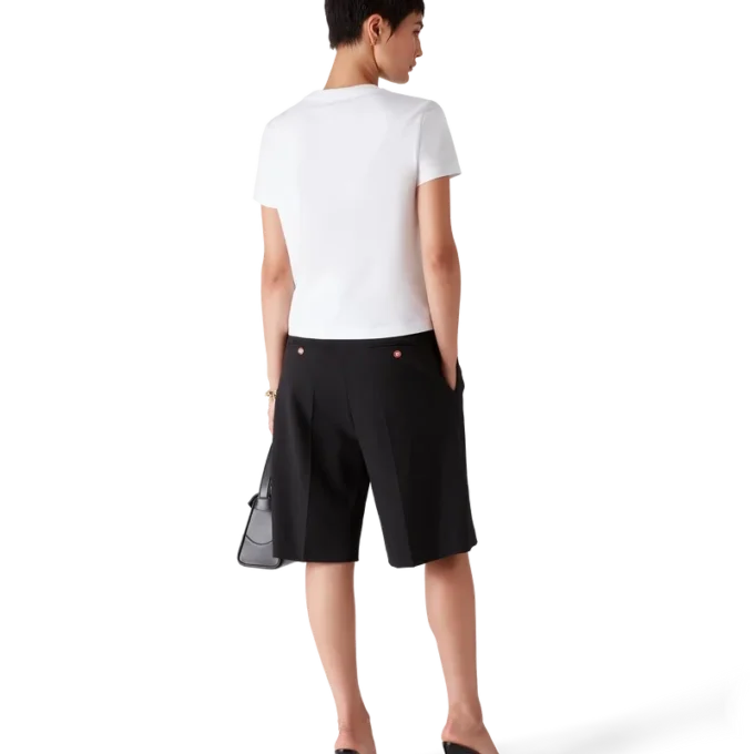 T-shirt ajusté à manches courtes Emblem