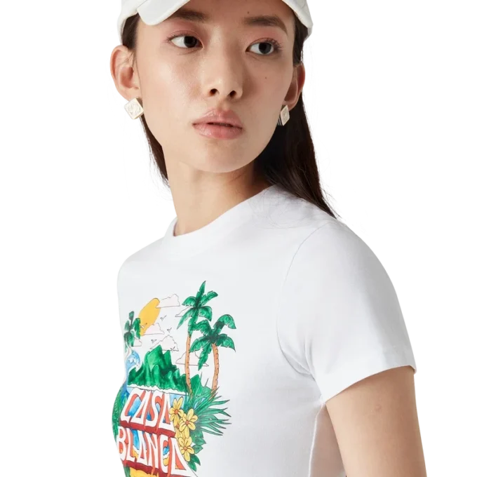 T-shirt court Casa Beach Wave
