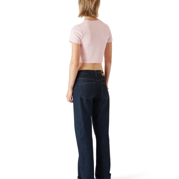 T-shirt court pour bébé avec logo Orchid