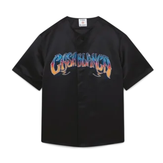 T-shirt de baseball gothique à manches courtes