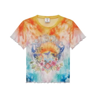 T-shirt en maille tie-dye Surf Trip