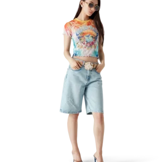 T-shirt en maille tie-dye Surf Trip