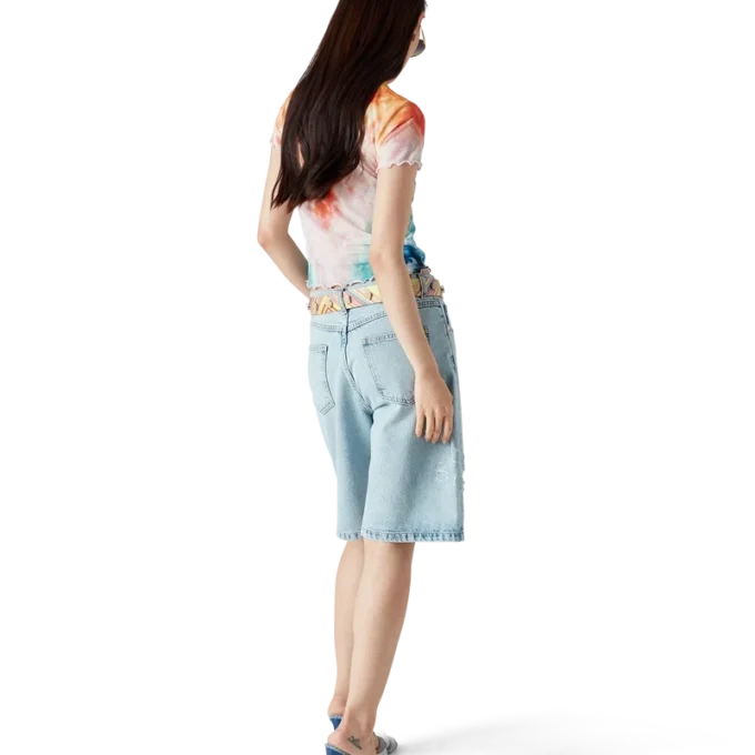 T-shirt en maille tie-dye Surf Trip