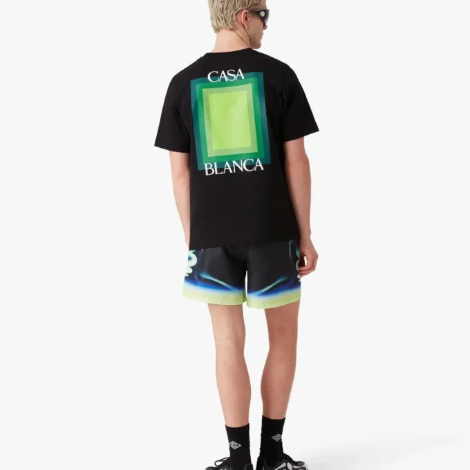 T-shirt à manches courtes avec logo carré