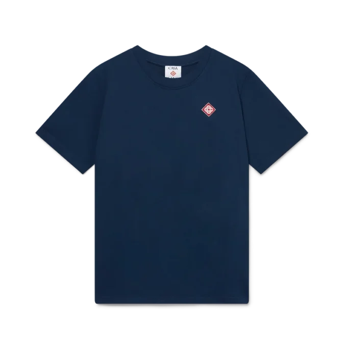 T-shirt à manches courtes avec logo en forme de diamant T-shirt à manches courtes avec logo en forme de diamant