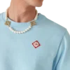 T-shirt à manches courtes avec logo en forme de diamant T-shirt à manches courtes avec logo en forme de diamant