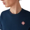 T-shirt à manches courtes avec logo en forme de diamant T-shirt à manches courtes avec logo en forme de diamant