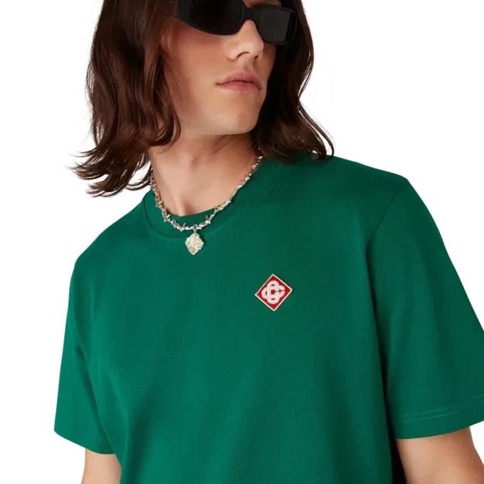 T-shirt à manches courtes avec logo Evergreen Diamond