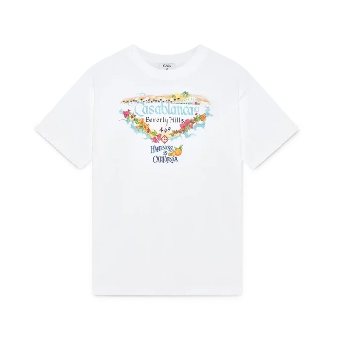 T-shirt à manches courtes avec logo imprimé de la boutique de Los Angeles T-shirt à manches courtes avec logo imprimé de la boutique de Los Angeles