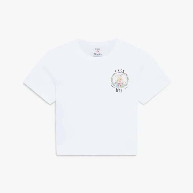 T-shirt à manches courtes Casa Way blanc pour bébé