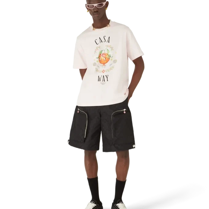 T-shirt à manches courtes Casa Way Orange Mascot Short Sleeve T-Shirt T-shirt à manches courtes Casa Way Orange Mascot Short Sleeve T-Shirt