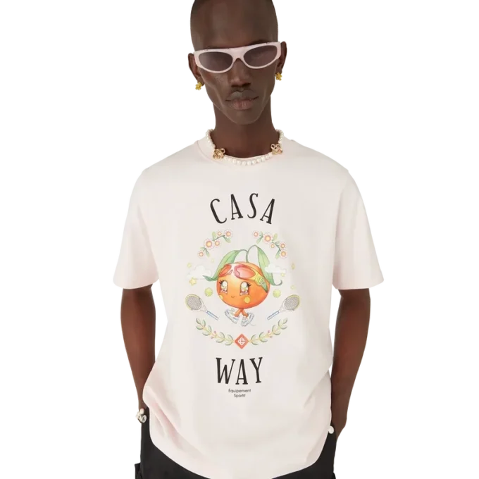 T-shirt à manches courtes Casa Way Orange Mascot Short Sleeve T-Shirt T-shirt à manches courtes Casa Way Orange Mascot Short Sleeve T-Shirt