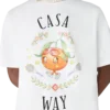 T-shirt à manches courtes Casa Way Orange Mascot Short Sleeve T-Shirt T-shirt à manches courtes Casa Way Orange Mascot Short Sleeve T-Shirt
