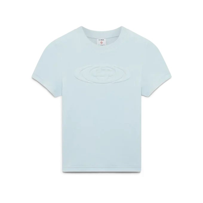 T-shirt à manches courtes en velours pour femme