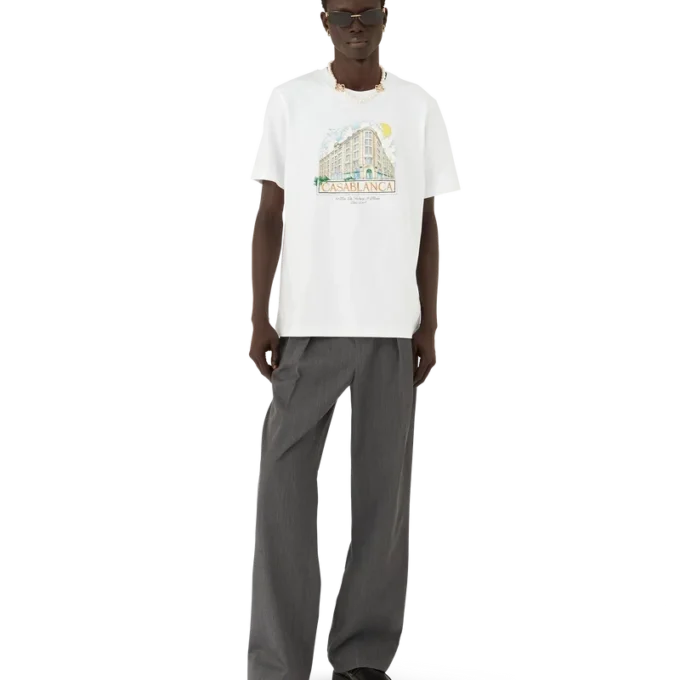 T-shirt à manches courtes imprimé Paris Store T-shirt à manches courtes imprimé Paris Store