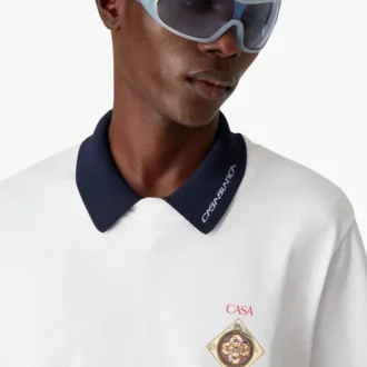 Lunettes de soleil Shield à monture bleue