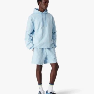 T-shirt oversize à manches courtes avec monogramme en applique