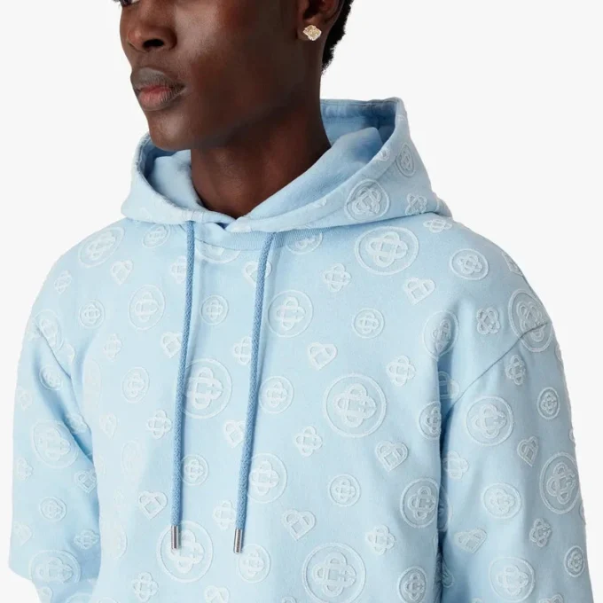 T-shirt oversize à manches courtes avec monogramme en applique