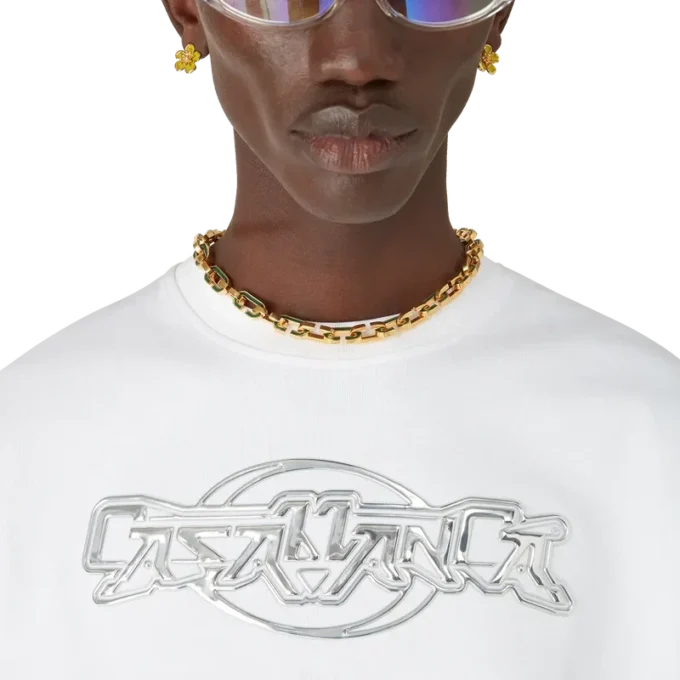 T-shirt oversize à manches courtes Casablanca Chrome