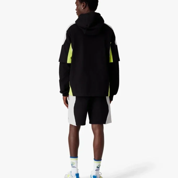 T-shirt oversize à manches courtes et blocs de couleur