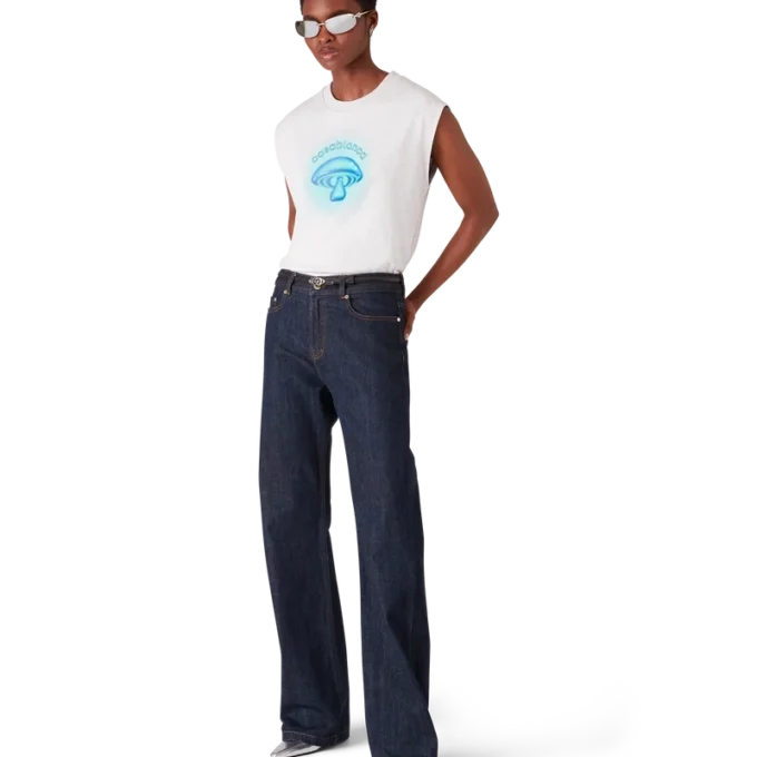 T-shirt sans manches Airbrush Mushroom