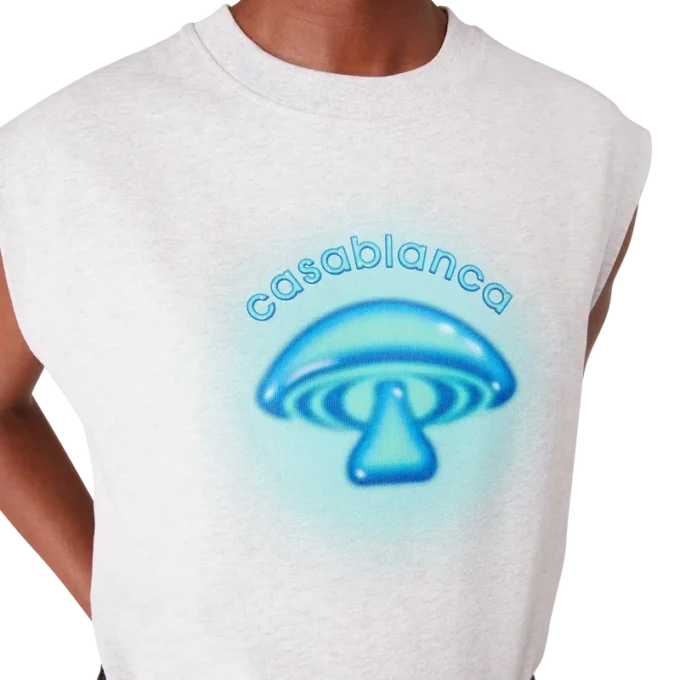 T-shirt sans manches Airbrush Mushroom