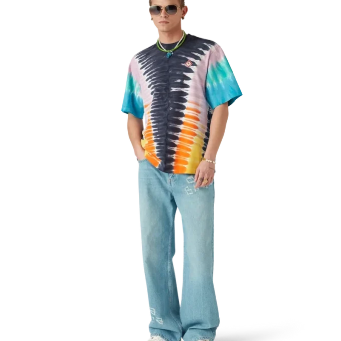T-shirt tie-dye dégradé