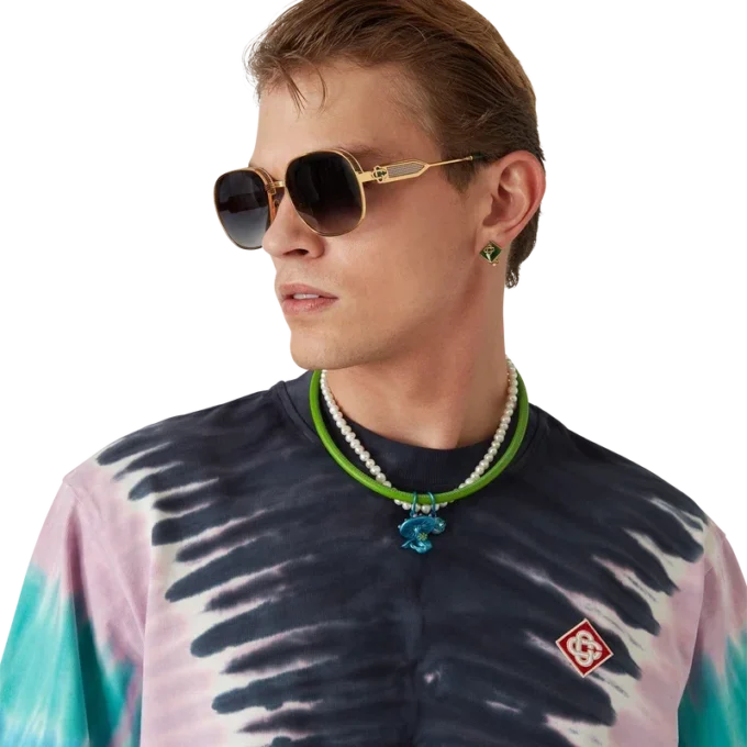 T-shirt tie-dye dégradé