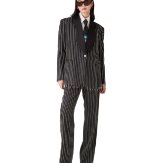 Veste ajustée ornée de cristaux