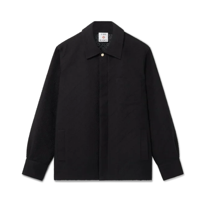 Veste-chemise en jacquard Veste-chemise en jacquard