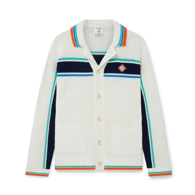 Veste-chemise Tennis en crochet