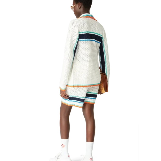 Veste-chemise Tennis en crochet