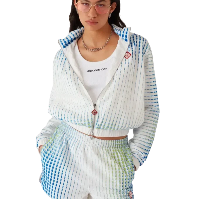 Veste coupe-vent à pois Veste coupe-vent à pois