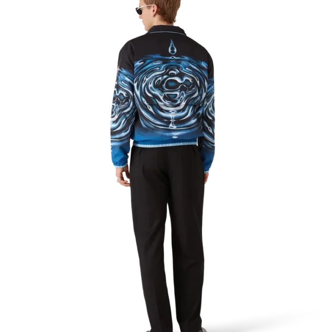 Veste coupe-vent Warped Logo Ripple