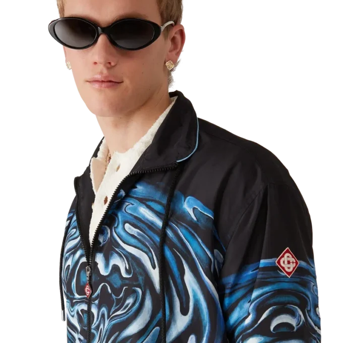 Veste coupe-vent Warped Logo Ripple