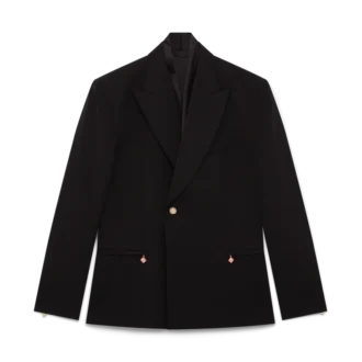 Veste croisée en laine