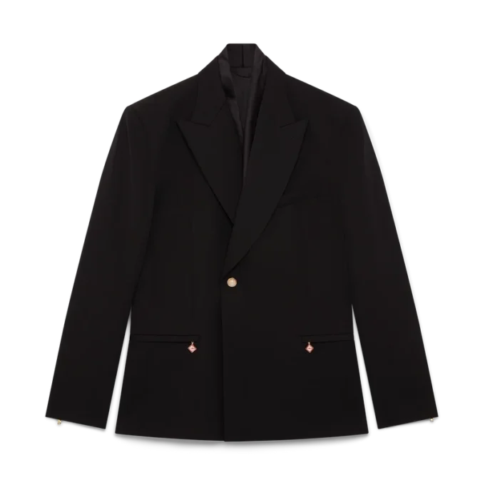 Veste croisée en laine