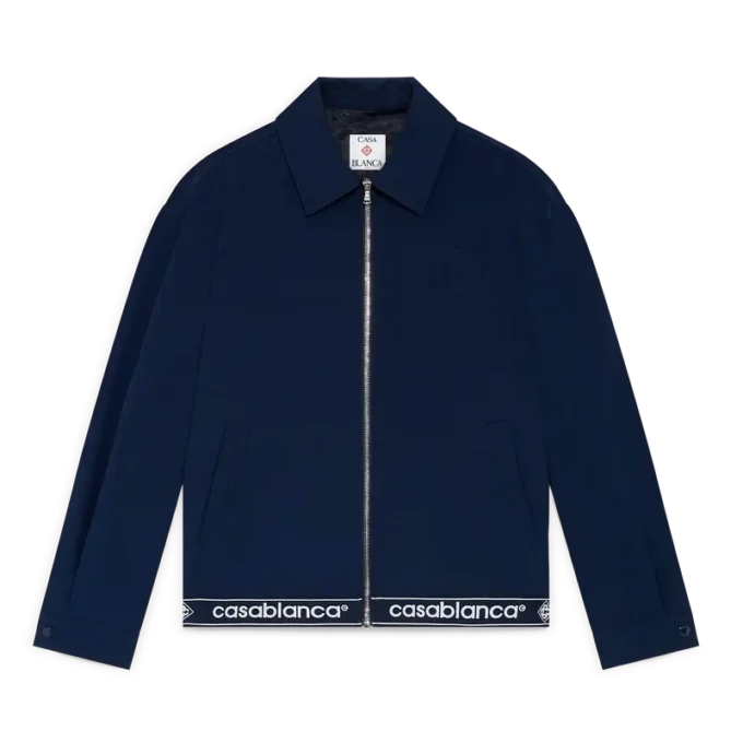 Veste de costume en laine bleu marine Veste de costume en laine bleu marine