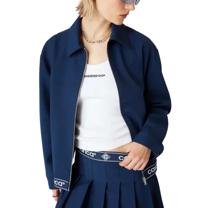 Veste de costume en laine bleu marine Veste de costume en laine bleu marine