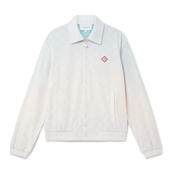 Veste de survêtement à détails laser dégradés