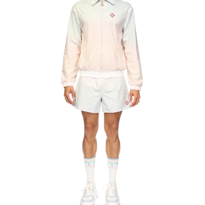 Veste de survêtement à détails laser dégradés