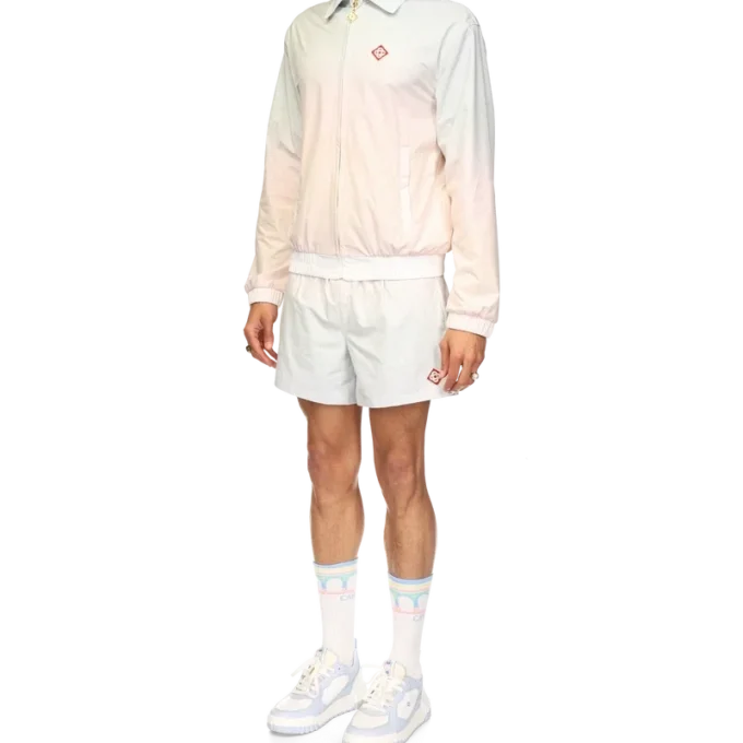 Veste de survêtement à détails laser dégradés