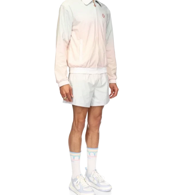 Veste de survêtement à détails laser dégradés