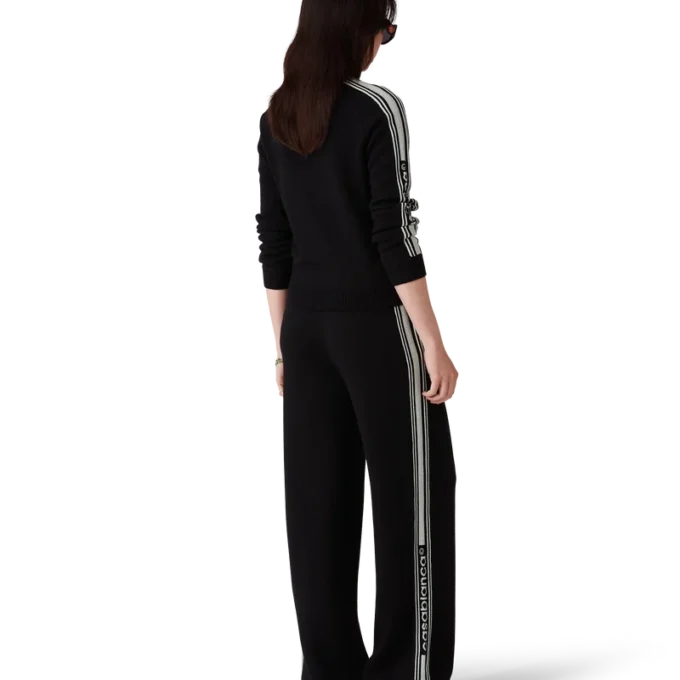 Veste de survêtement en tricot mérinos Veste de survêtement en tricot mérinos