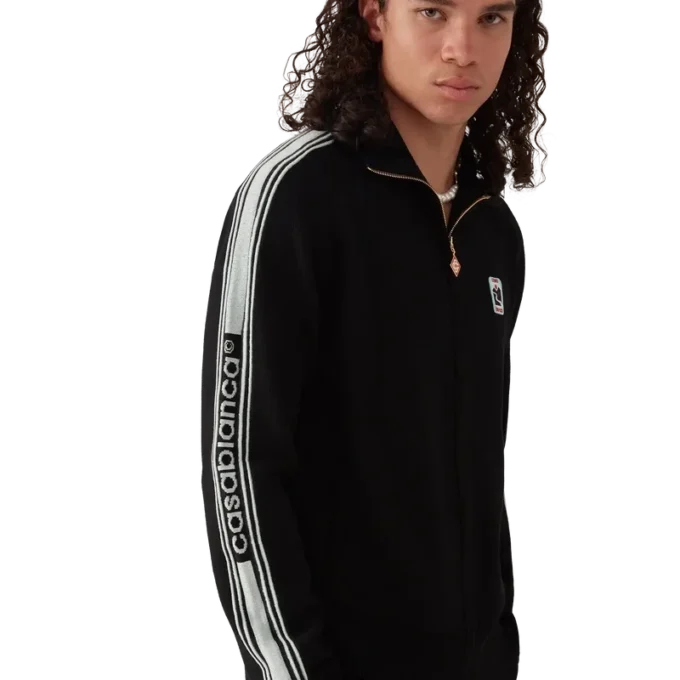 Veste de survêtement en tricot mérinos Veste de survêtement en tricot mérinos