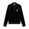 Veste de survêtement en velours à passepoil dégradé