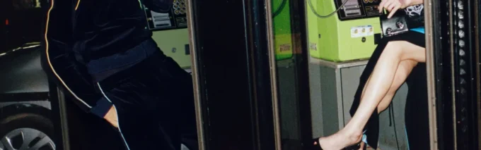 Veste de survêtement en velours à passepoil dégradé